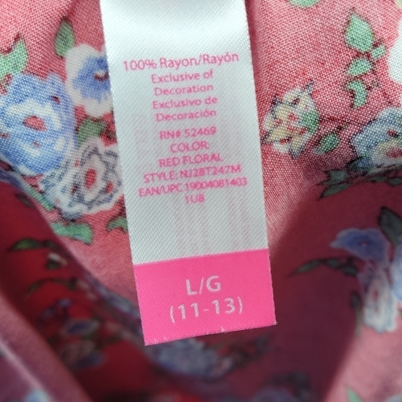 No Boundaries Off shoulder floral Vibrant Red Blouse - Picture 13 of 13